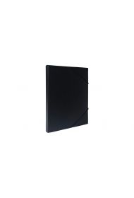 Teczka z gumką A4 PP pudło 2cm czarna