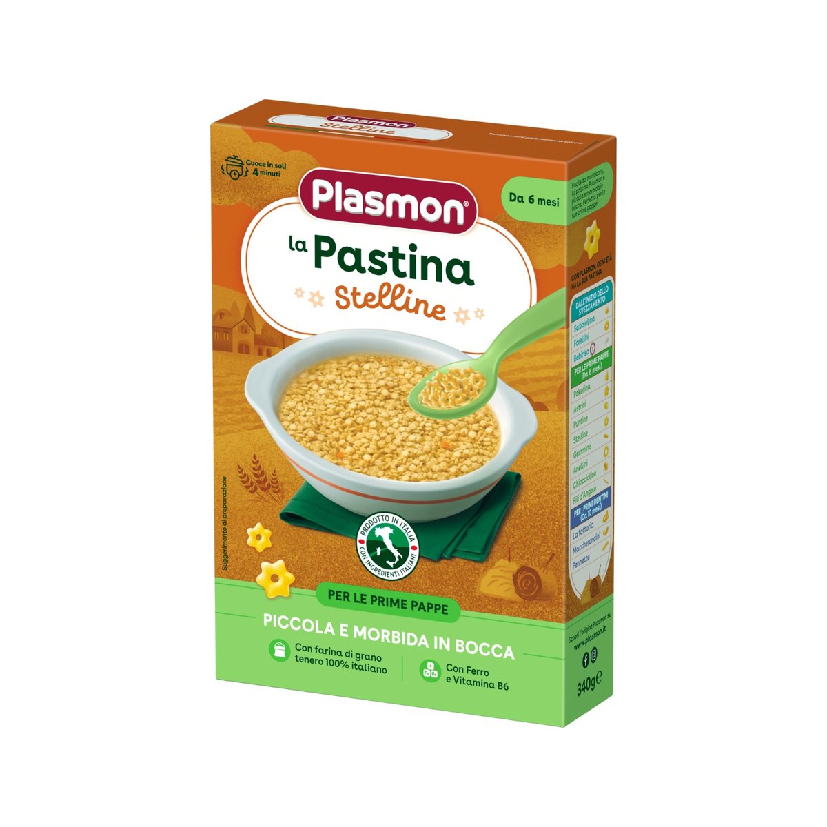 PLASMON MAKARON DLA NIEMOWLĄT STELLINE 300G