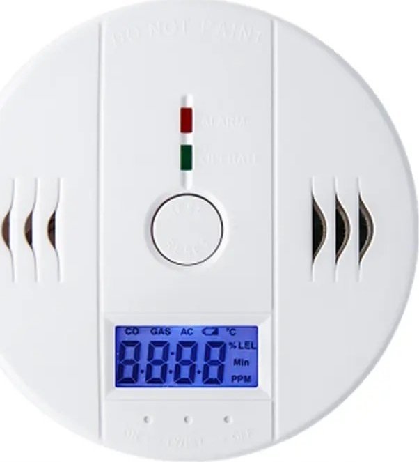 Lumenix Czujnik gazu tlenku węgla czadu alarm LED , bateria 3xAA czuły