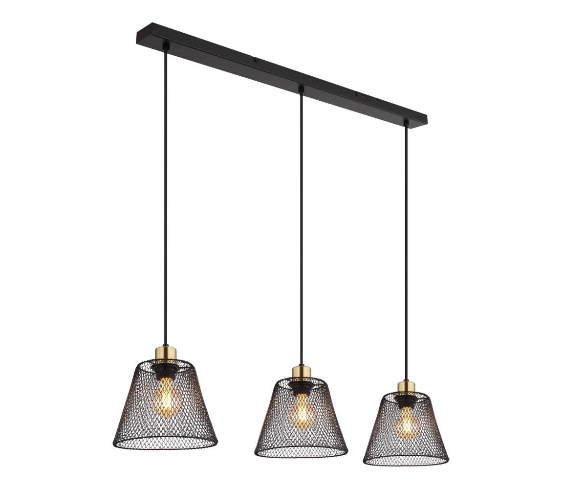 Globo 15646-3H - Żyrandol na lince BAKU 3xE27/40W/230V