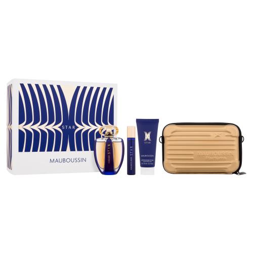 Mauboussin Star Zestaw woda perfumowana 90 ml + woda perfumowana 20 ml + mleczko do ciała 75 ml + torebka crossbody