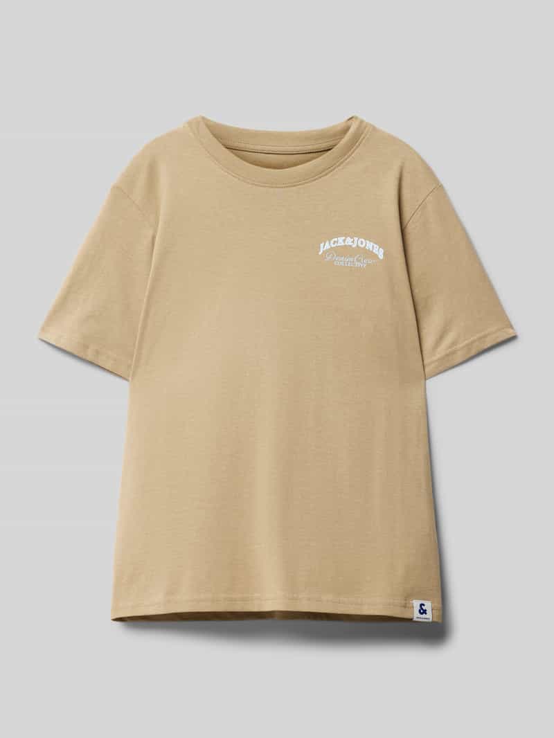T-shirt z nadrukiem z logo