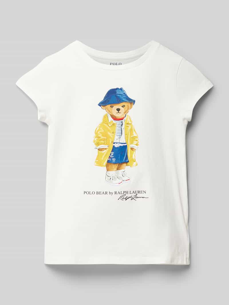 T-shirt z nadrukiem z logo