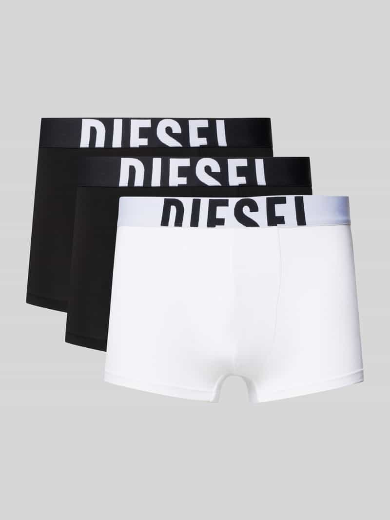Bokserki z elastycznym paskiem z logo w zestawie 3 szt. model ‘DAMIEN’