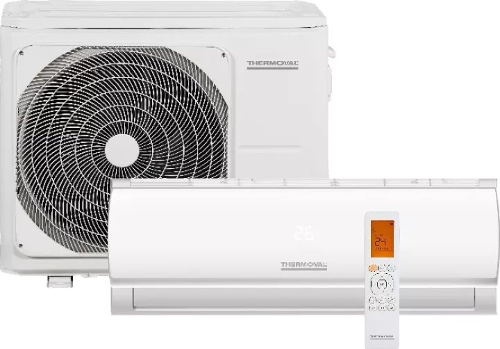 Klimatyzator Thermoval Pakiet:typu monosplit SAKAI TVK-S30 moc 3,6 kW jednostka zewnętrza i wewnętrzna