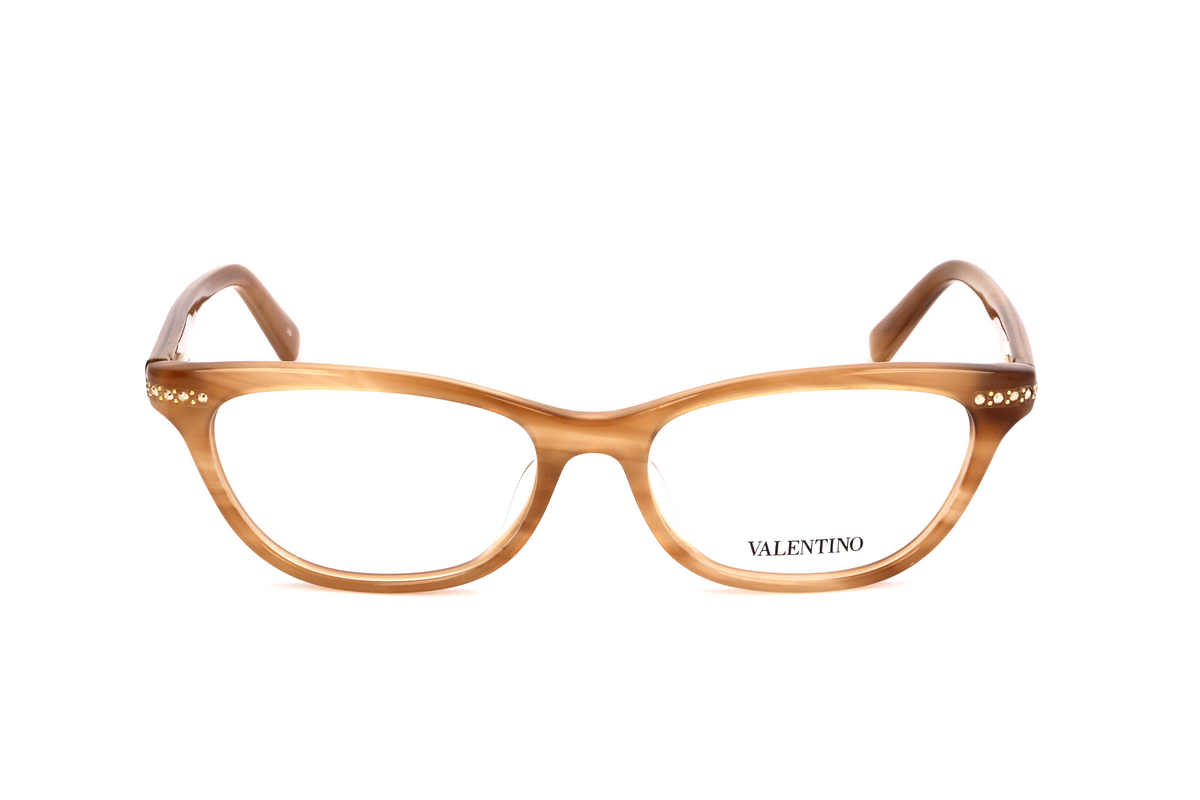 Okulary VALENTINO V264677. Okulary, Kolor DOTTED HONEY. Kobieta.