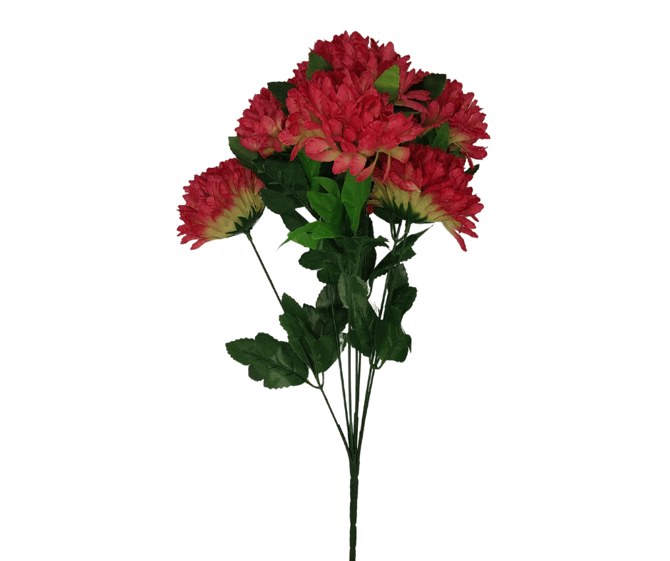 CV32321-7 Bukiet Chryzantema x7 Różowy