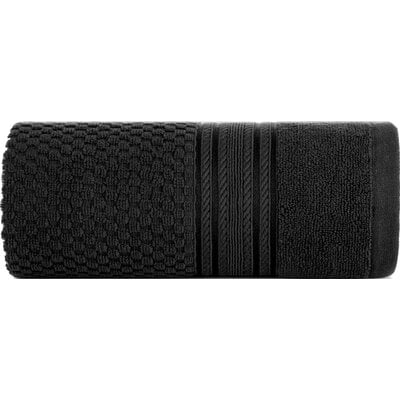 Ręcznik Davos (12) Czarny 70 x 140 cm