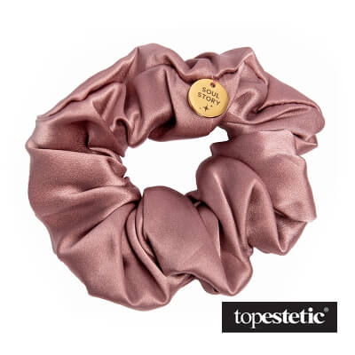 Soul Story Silk Hair Band Jedwabna gumka do włosów (kolor Dusty Pink) 1 szt