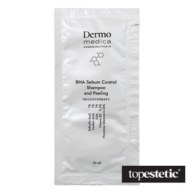 Dermomedica BHA Sebum Control Shampoo and Peeling Trychologiczny szampon i peeling oczyszczający do skóry z nadprodukcją sebum 10 x 10 ml