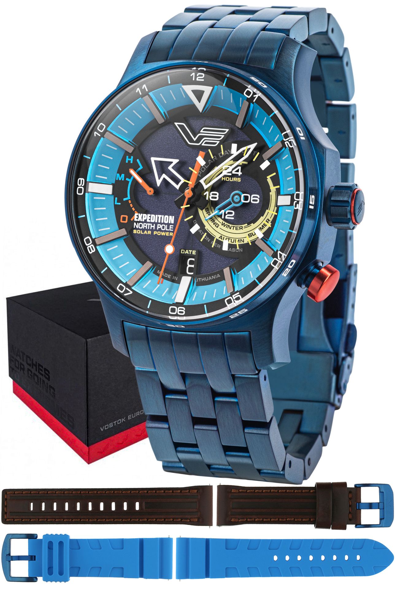 Zegarek Vostok Europe VS57-595D736B Expedition North Pole 1 Polar Ice Solar 47mm