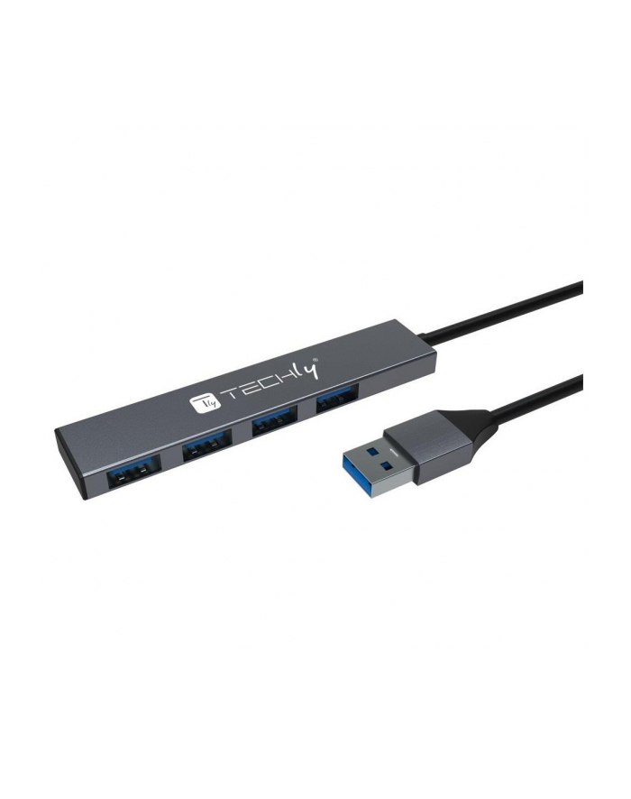 Hub USB Techly 4-portowy USB3.2 Gen1