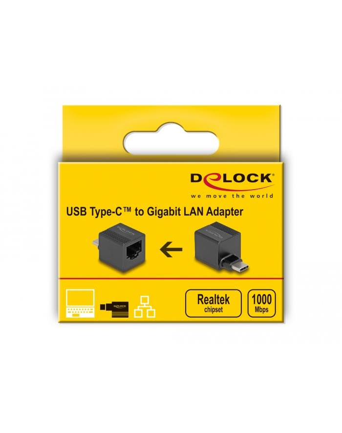 Karta sieciowa Delock USB-C 3.1 1X RJ45 1GB 66462
