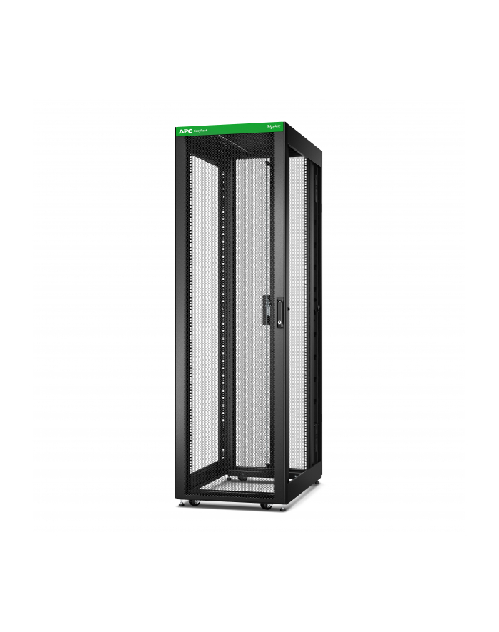 APC Easy Rack 42Ux600x1000 with Roof castors feet and 4Brackets No Side panels Bottom Kolor: CZARNY ER6200