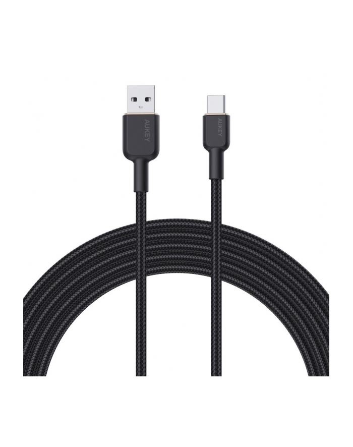 aukey CB-NAC1 nylonowy kabel USB C - USB A 1m 3A 60W PD 20V