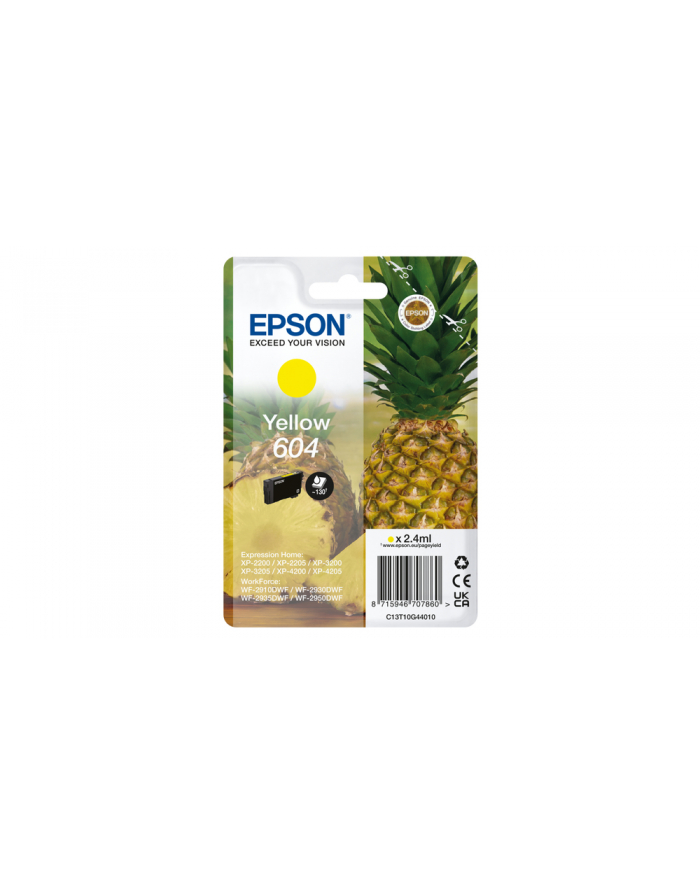 Epson 604 Żółty