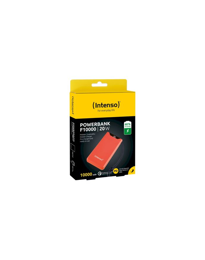 Intenso Powerbank F10000 Orange 10000 mAh incl. USB-C to Type-C