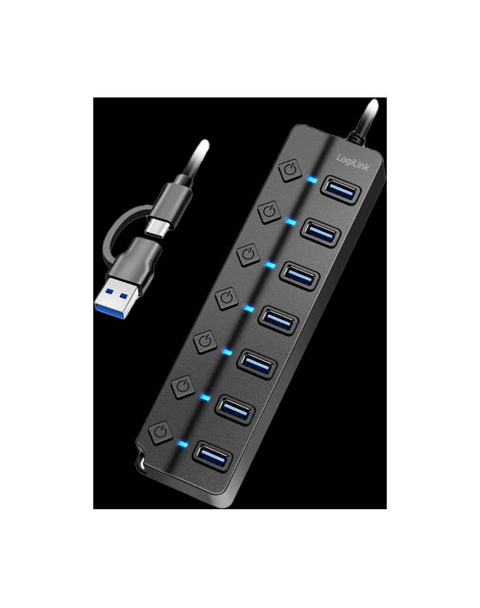 Logilink USB 3.2 Gen1 Hub 7 Port Ein UA0420