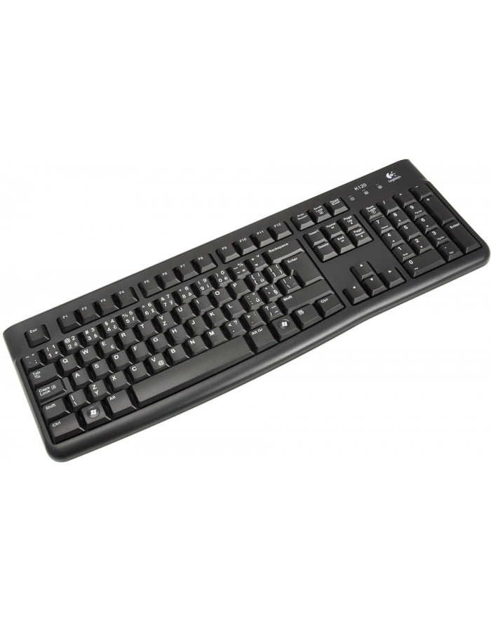 LOGITECH K120 Corded Keyboard Kolor: CZARNY USB for Business - EMEA US - Towar z uszkodzonym opakowaniem P