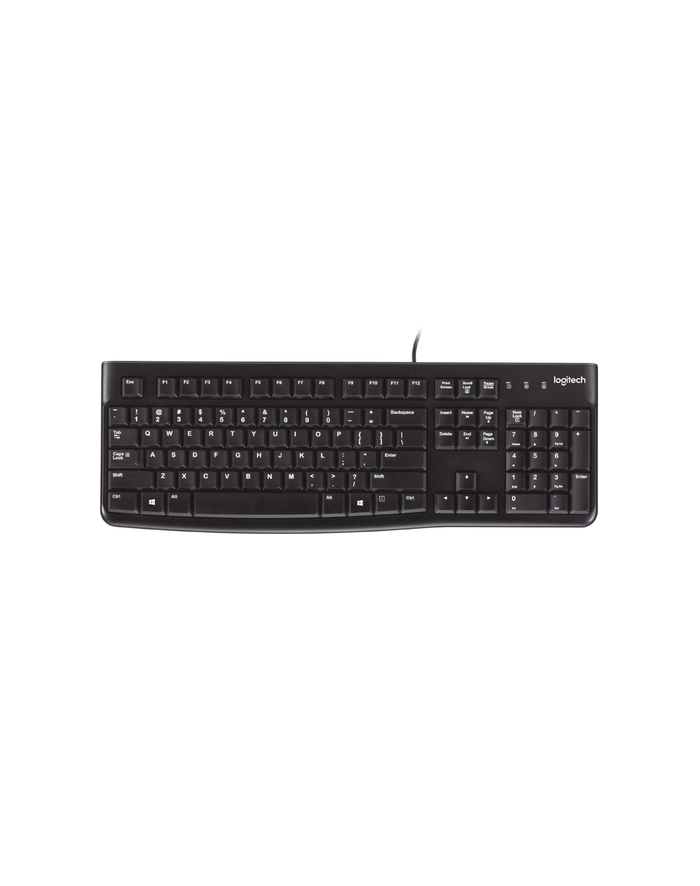 LOGITECH K120 Keyboard for Business - BLK - USB - HRV-SLV - EMEA