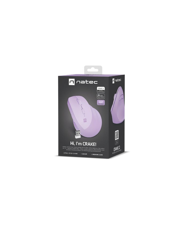 natec Crake 2 Pure Lavender