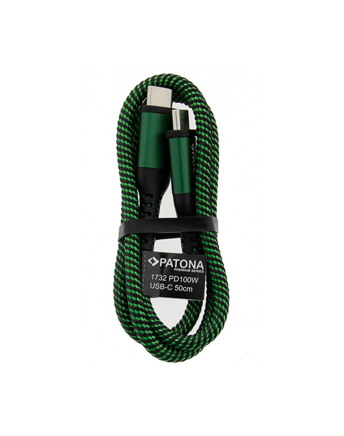 Patona 1732 Premium PD 100W USB-C to USB-C E-Marker Chip 50cm USB2.0/480MBPS 49586