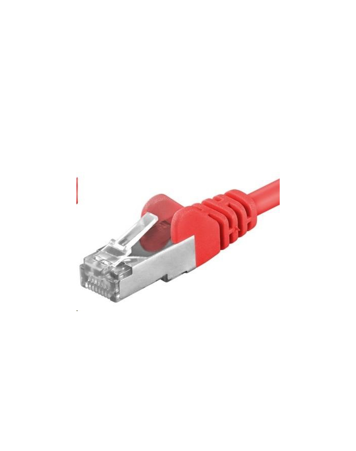 Premiumcord patch kabel cat6a s-ftp, rj45-rj45, awg 26/7 10m czerwony sp6asftp100R