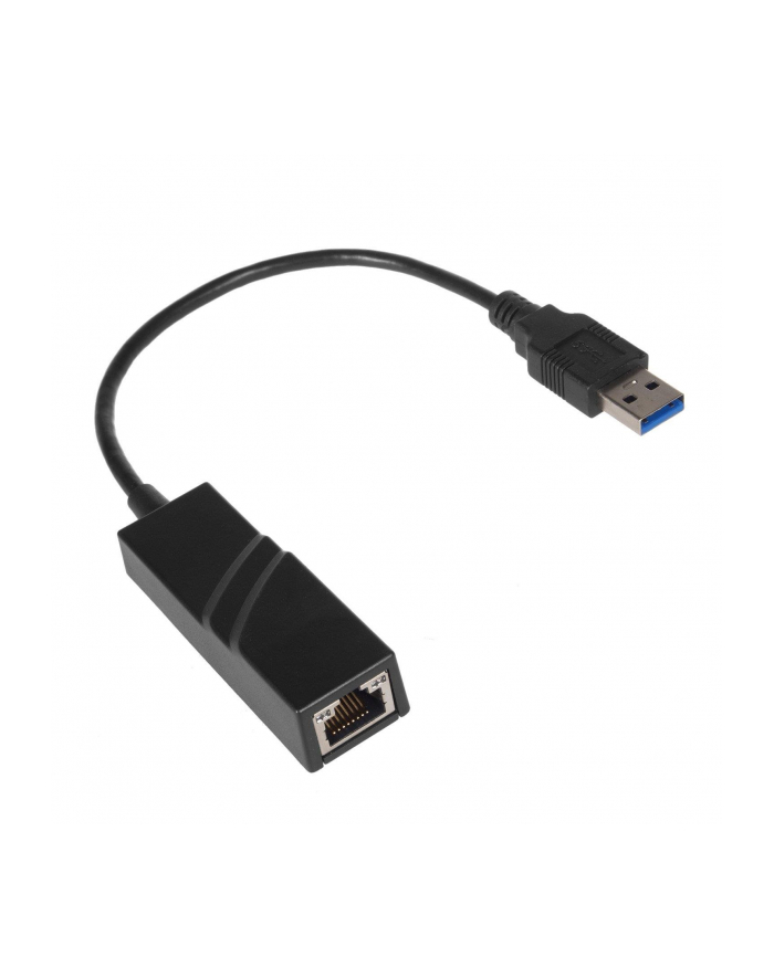 PREMIUMCORD ADAPTER USB 3.0 NA LAN RJ45 ETHERNET 10/100/1000 MBIT, USB 3.0 TYP A NA ETHERNET, 1 GBPS, KOLOR CZARNY