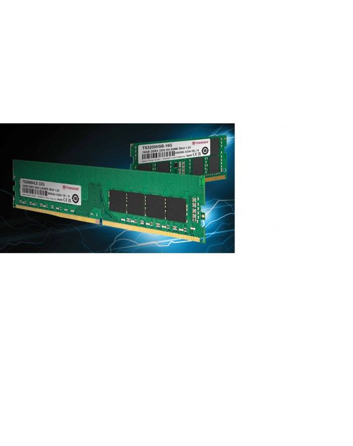 Transcend Dimm Ddr4 8Gb 3200Mhz 1Rx8 1Gx8 Cl22 1.2V TS3200HLB8G