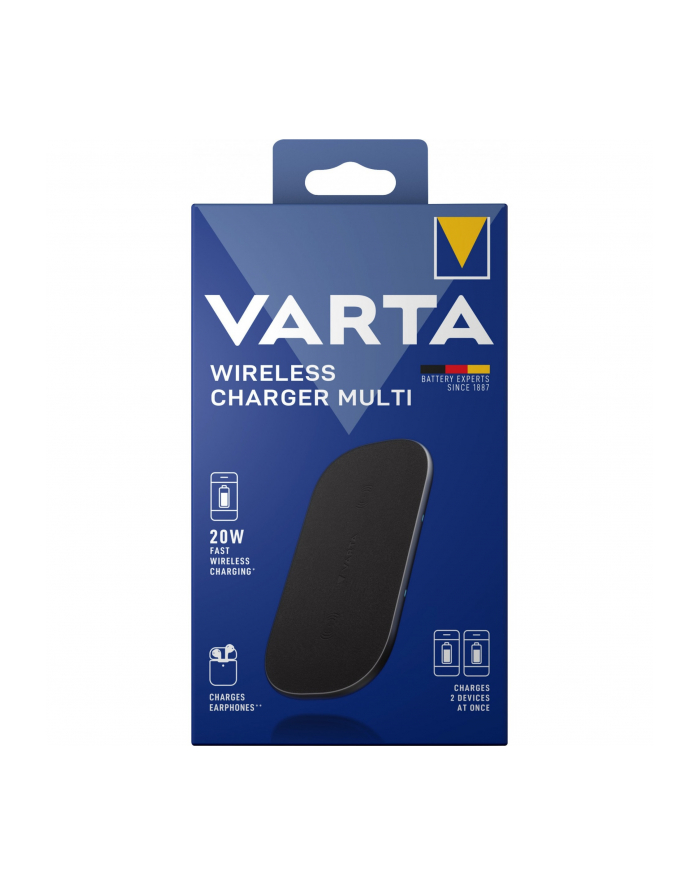 DARMOWA DOSTAWA - Varta Wireless Charger Multi, charger Kolor: CZARNY