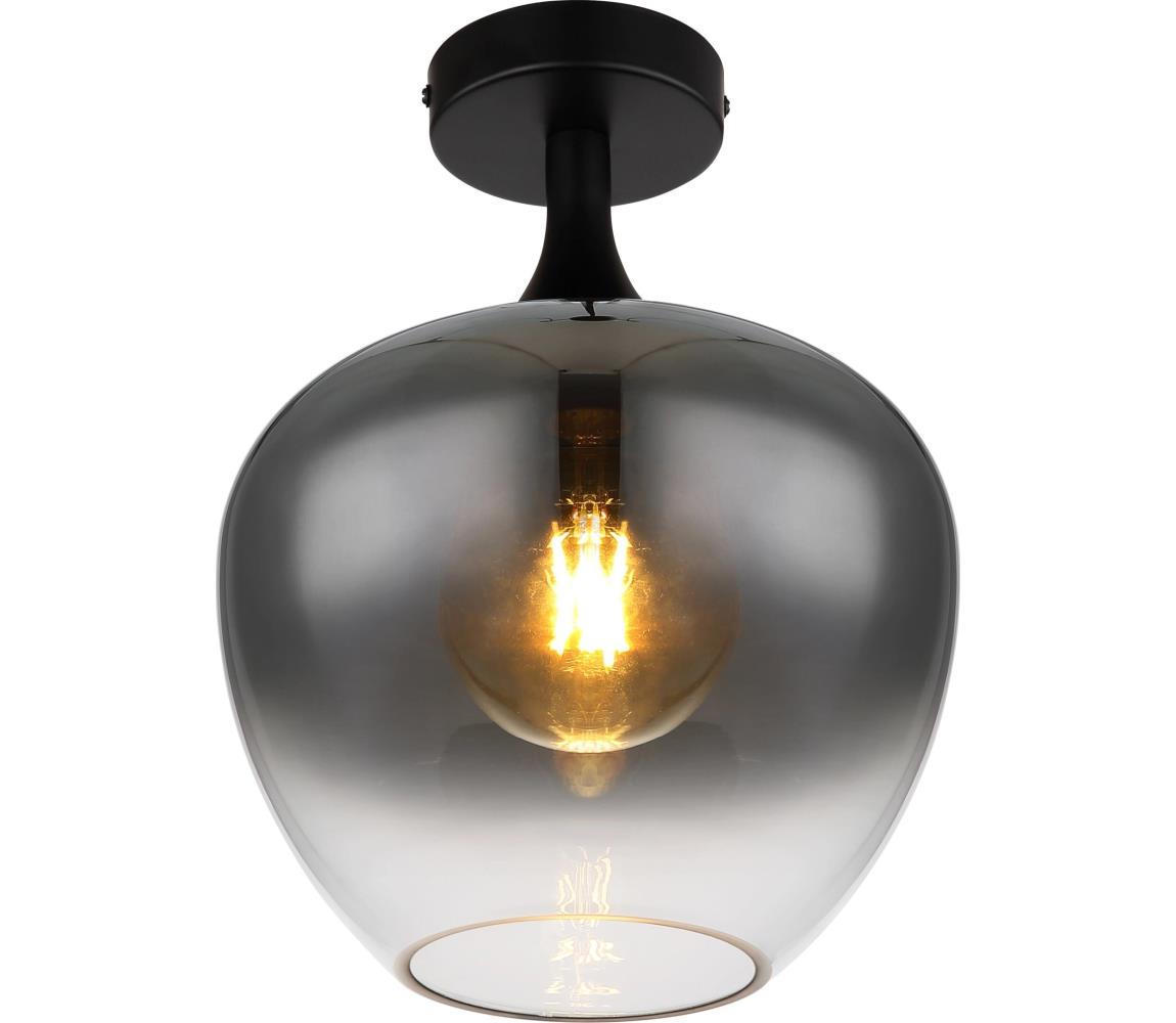 Globo 15548D - Plafon MAXY 1xE27/40W/230V czarny