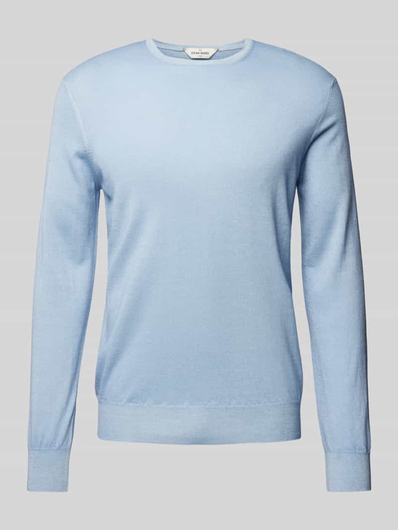 Sweter z dzianiny z czystego kaszmiru