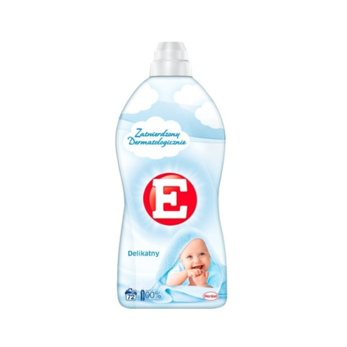 E Zatwierdzony Dermatologicznie Delikatny, płyn do płukania tkanin, 1,782 l