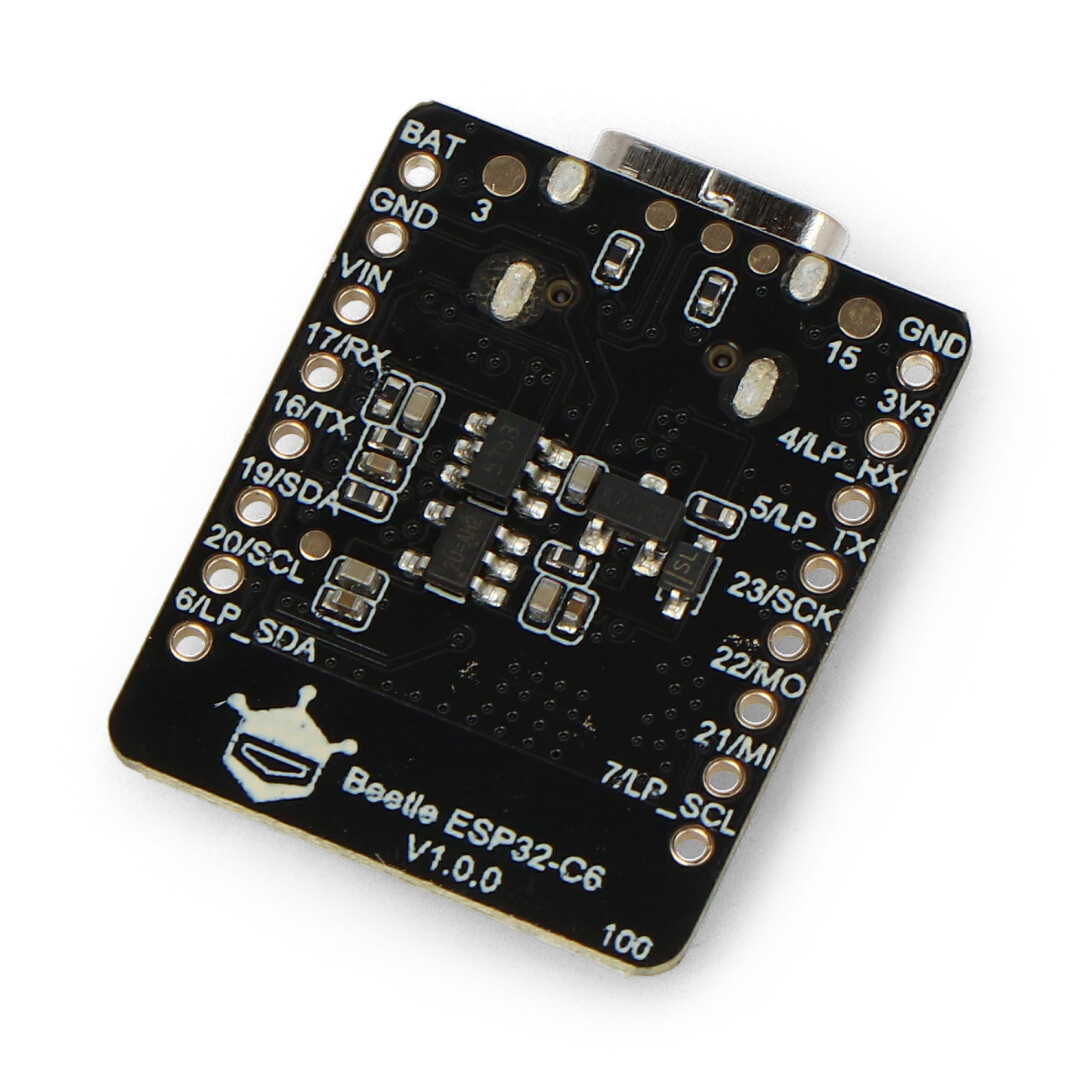Beetle ESP32-C6 - miniaturowa płytka rozwojowa IoT - WiFi/Bluetooth/Thread/ZigBee/Matter - DFRobot DFR1117