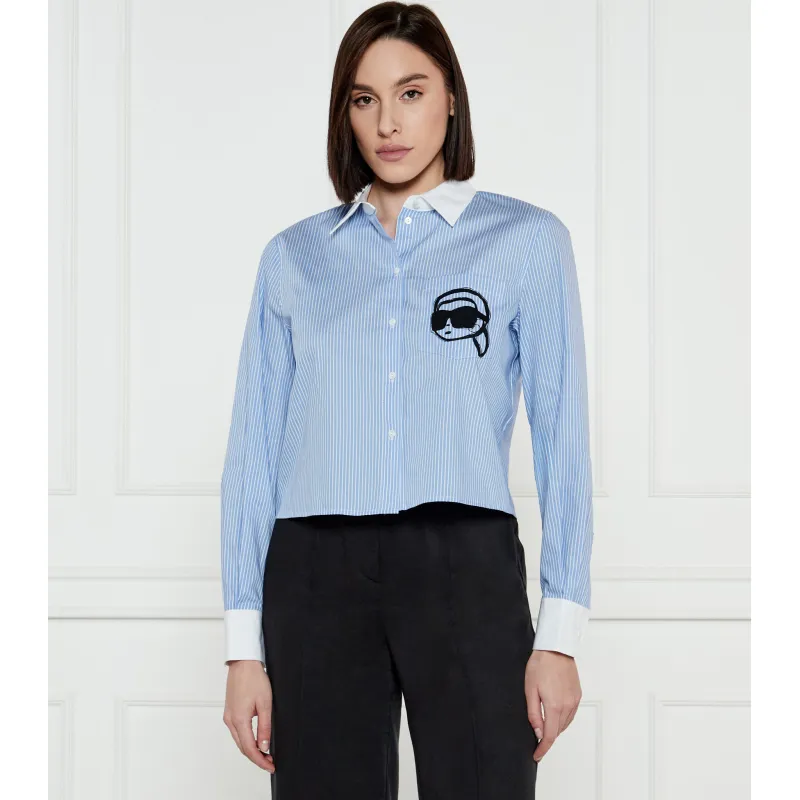 Karl Lagerfeld Koszula IKON Cropped Fit