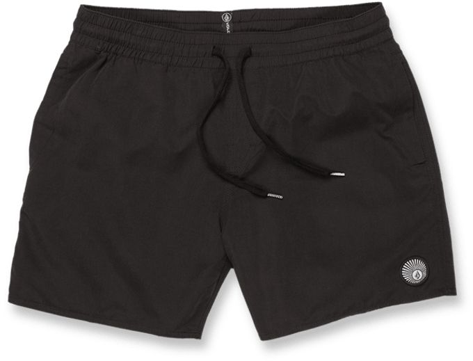 szorty kąpielowe mięske VOLCOM LIDO SOLID TRUNK 16 BOARDSHORT Black