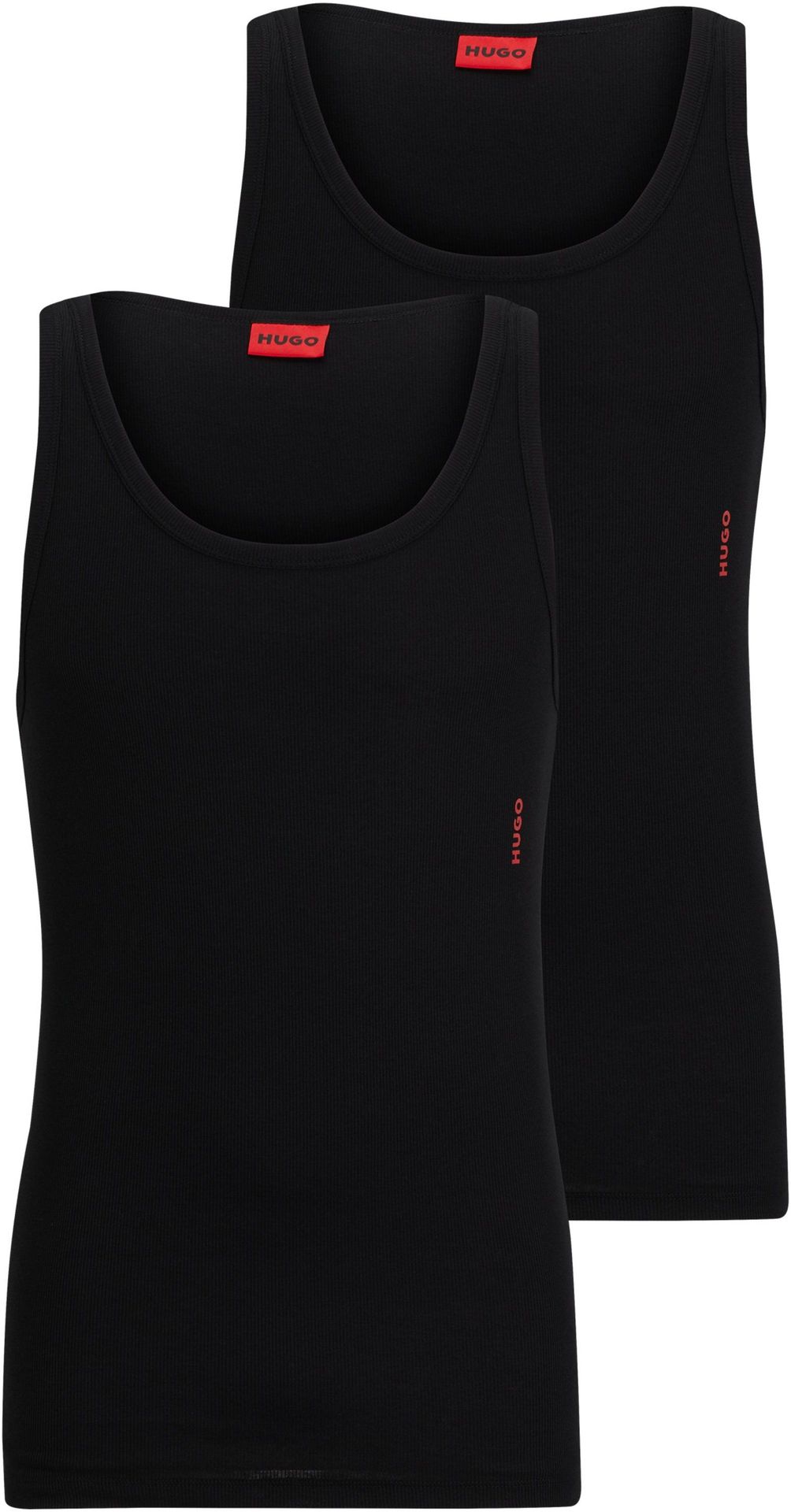 koszulka bez rękawów męska HUGO TANK TOP TWIN PACK 001