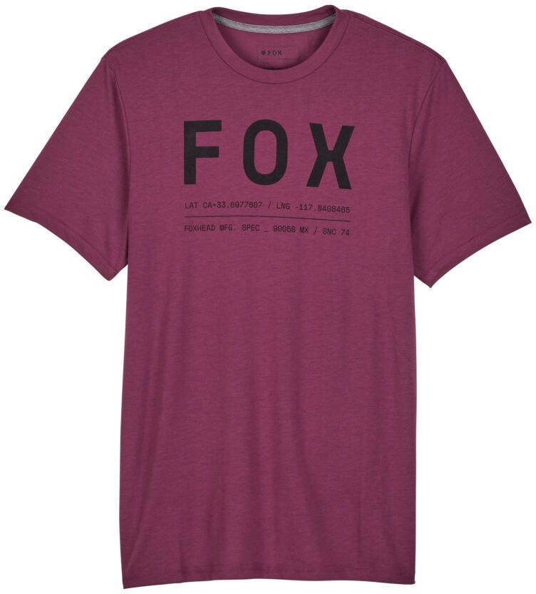 t-shirt FOX NON STOP TECH TEE Sangria