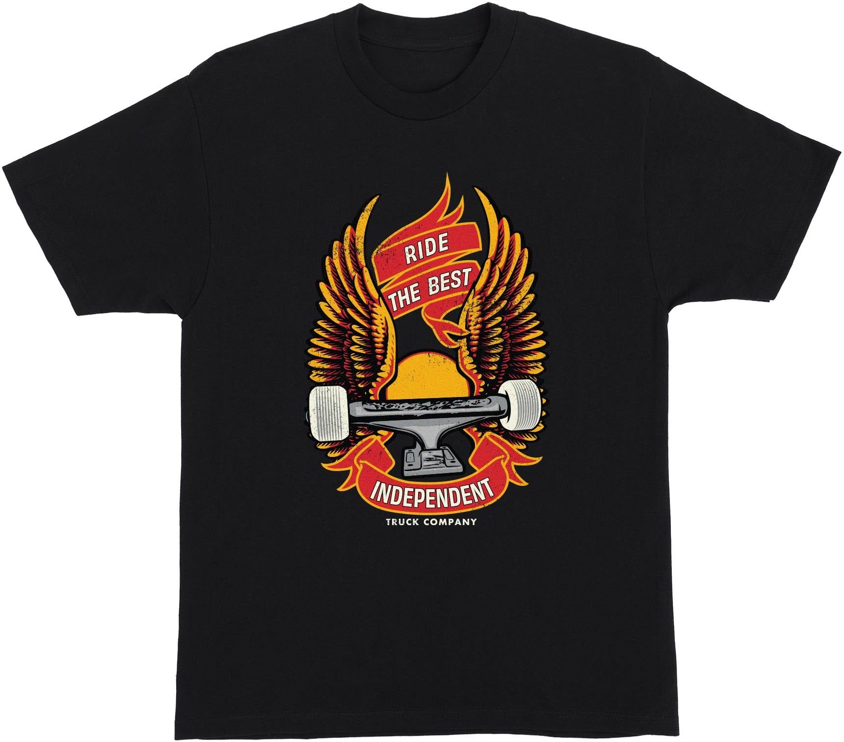 t-shirt INDEPENDENT RIDE FREE TEE Black