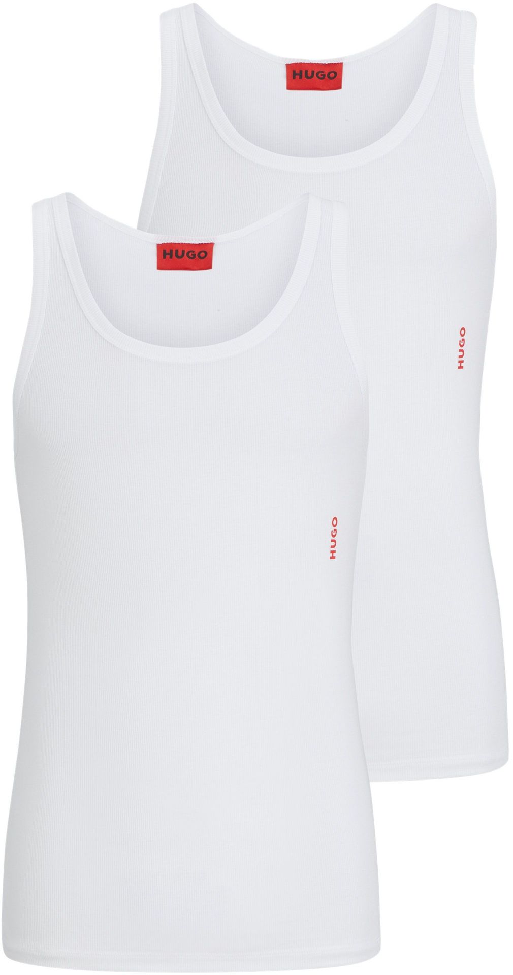 koszulka bez rękawów męska HUGO TANK TOP TWIN PACK 100