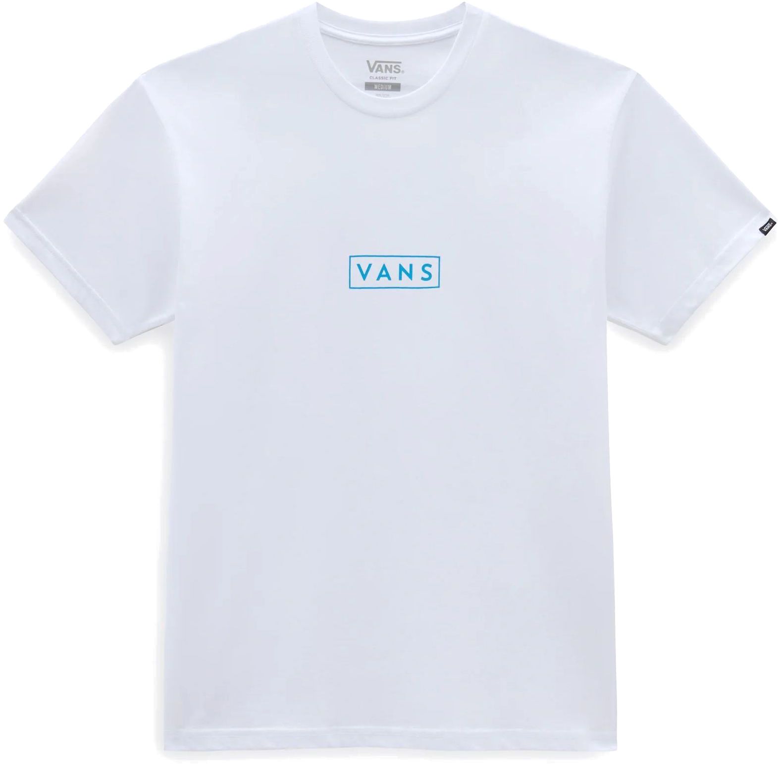 t-shirt VANS CLASSIC EASY BOX TEE White/Malibu Blue