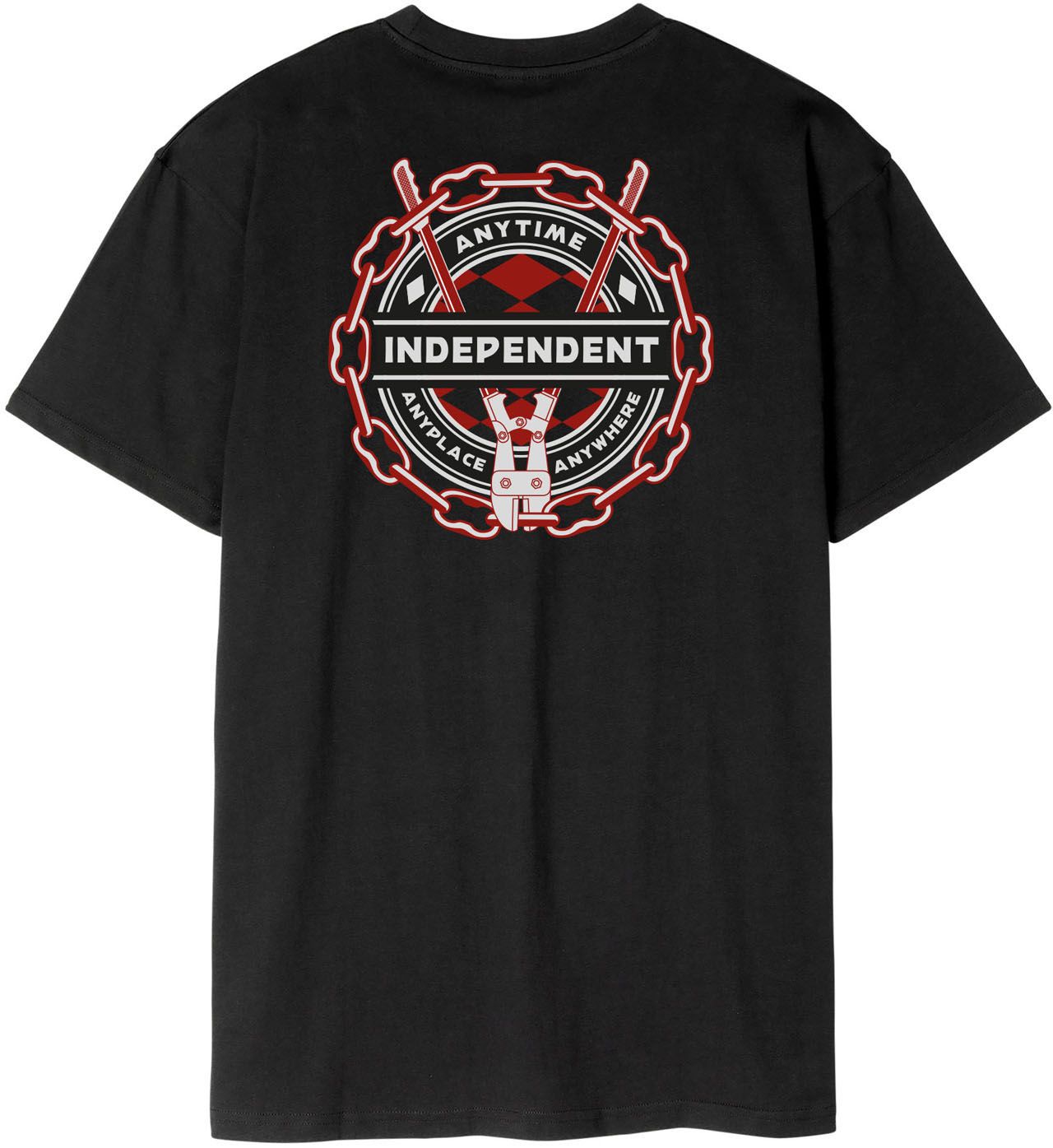 t-shirt INDEPENDENT ANYTIME ANYWHERE CHAIN TEE Black