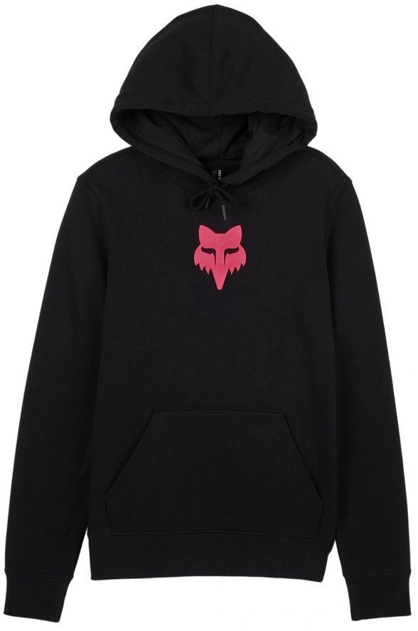 bluza damska FOX FOX HEAD FLEECE PO HOODIE Black/Pink