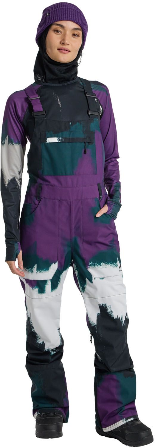 zimowe spodnie damskie BURTON AVALON BIB PANT Forest Chalk