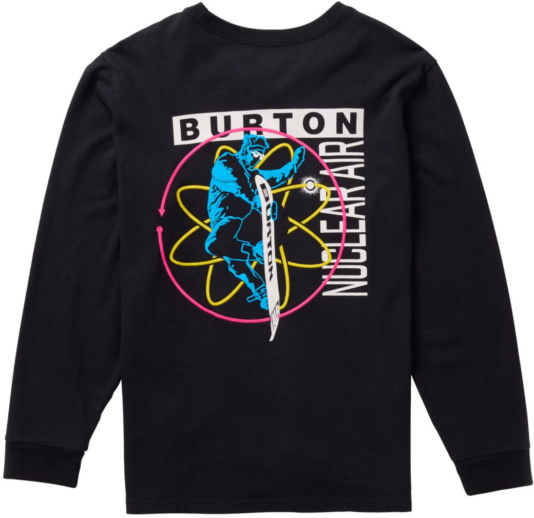 t-shirt BURTON NUCLEAR AIR LS TEE True Black