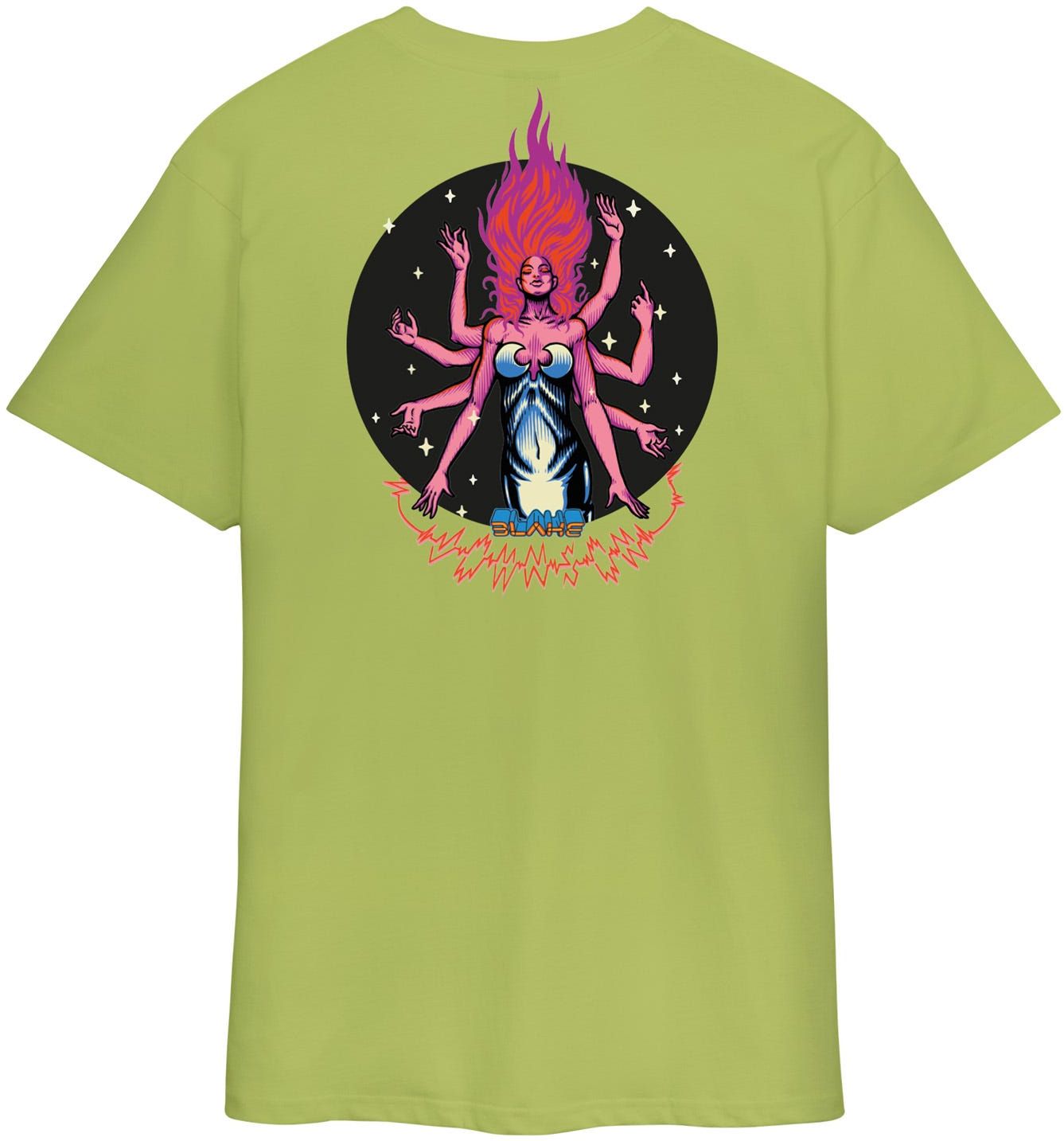 t-shirt SANTA CRUZ JOHNSON DANGER ZONE 2 TEE Apple