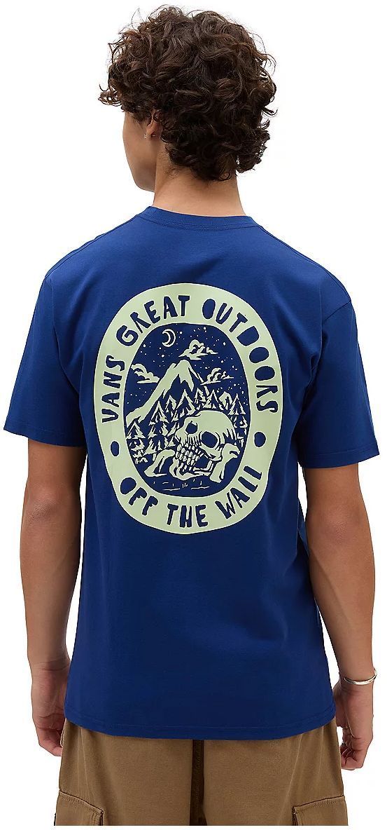 t-shirt VANS HAPPY MOON TEE Blue Depths