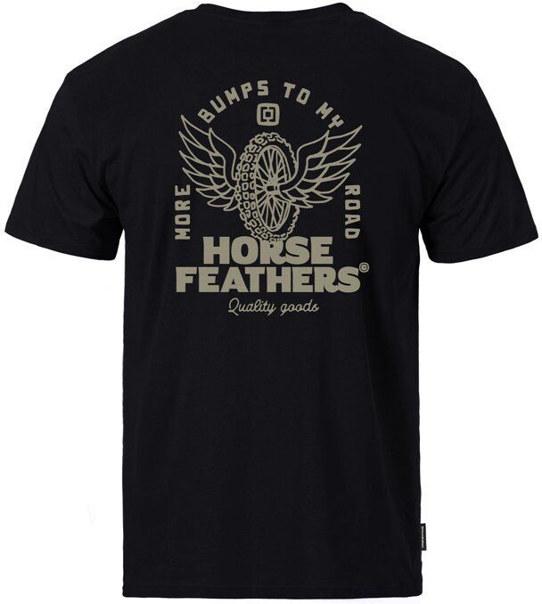 t-shirt HORSEFEATHERS WHEEL TECH T-SHIRT Titanium