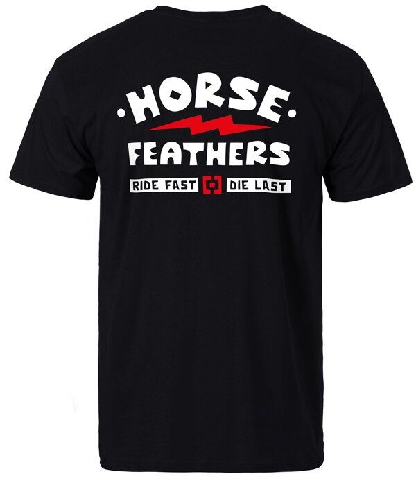t-shirt HORSEFEATHERS IGNITE T-SHIRT Black