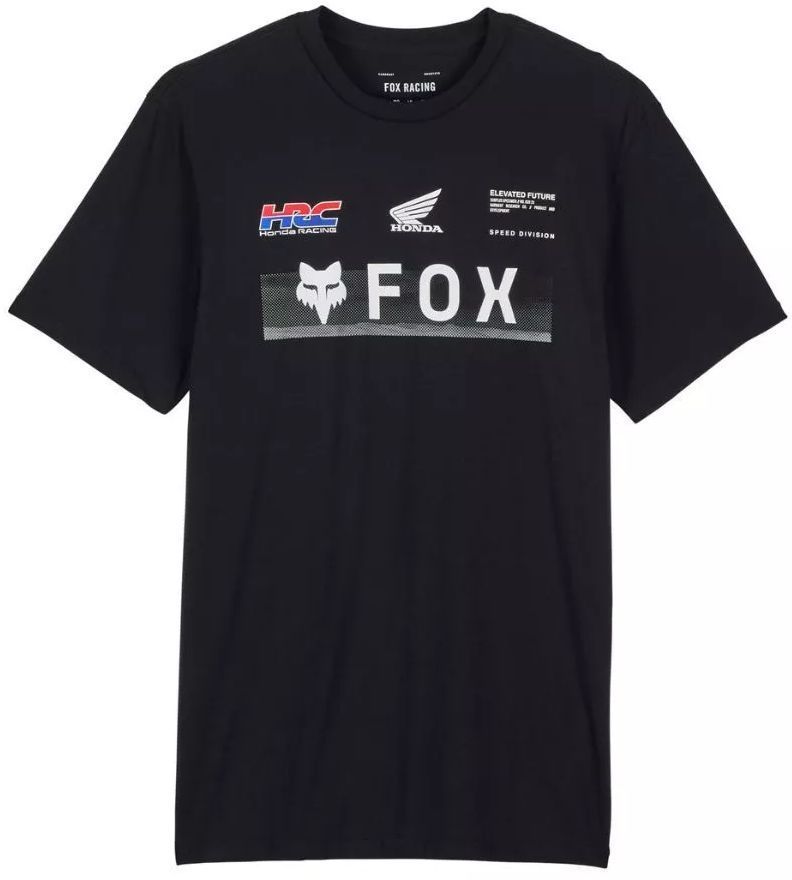 t-shirt FOX (HONDA) PREMIUM TEE Black